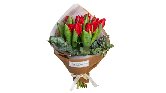 Bouquet With Red Tulips