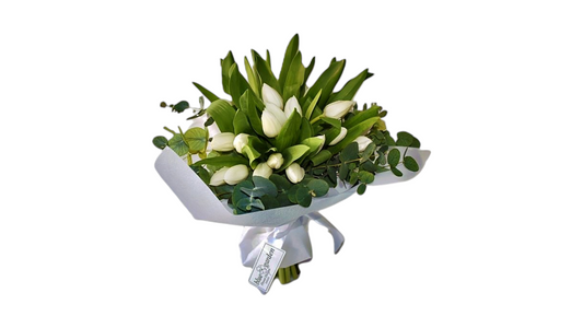 Bouquet With White Tulips