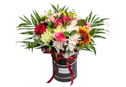 Bouquet Of Seasonal Flowers In Box No. 2