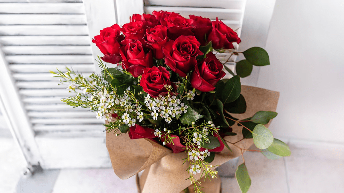 Boquete with Roses - #bluegardenflowers#