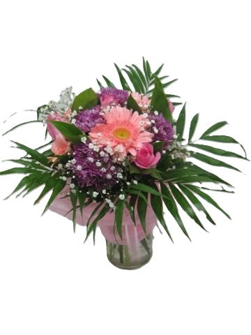 Mixed Fresh Flower Bouquet in a Vase No.5 - BG Flowers