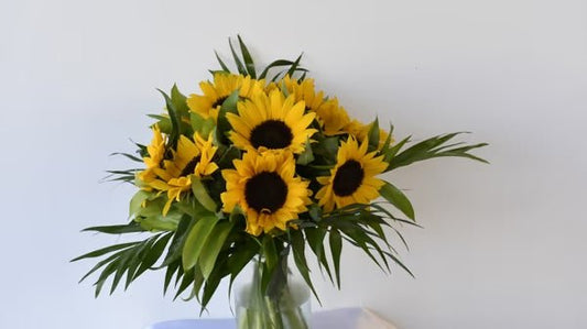 Bouquet With Sunflowers - #bluegardenflowers#